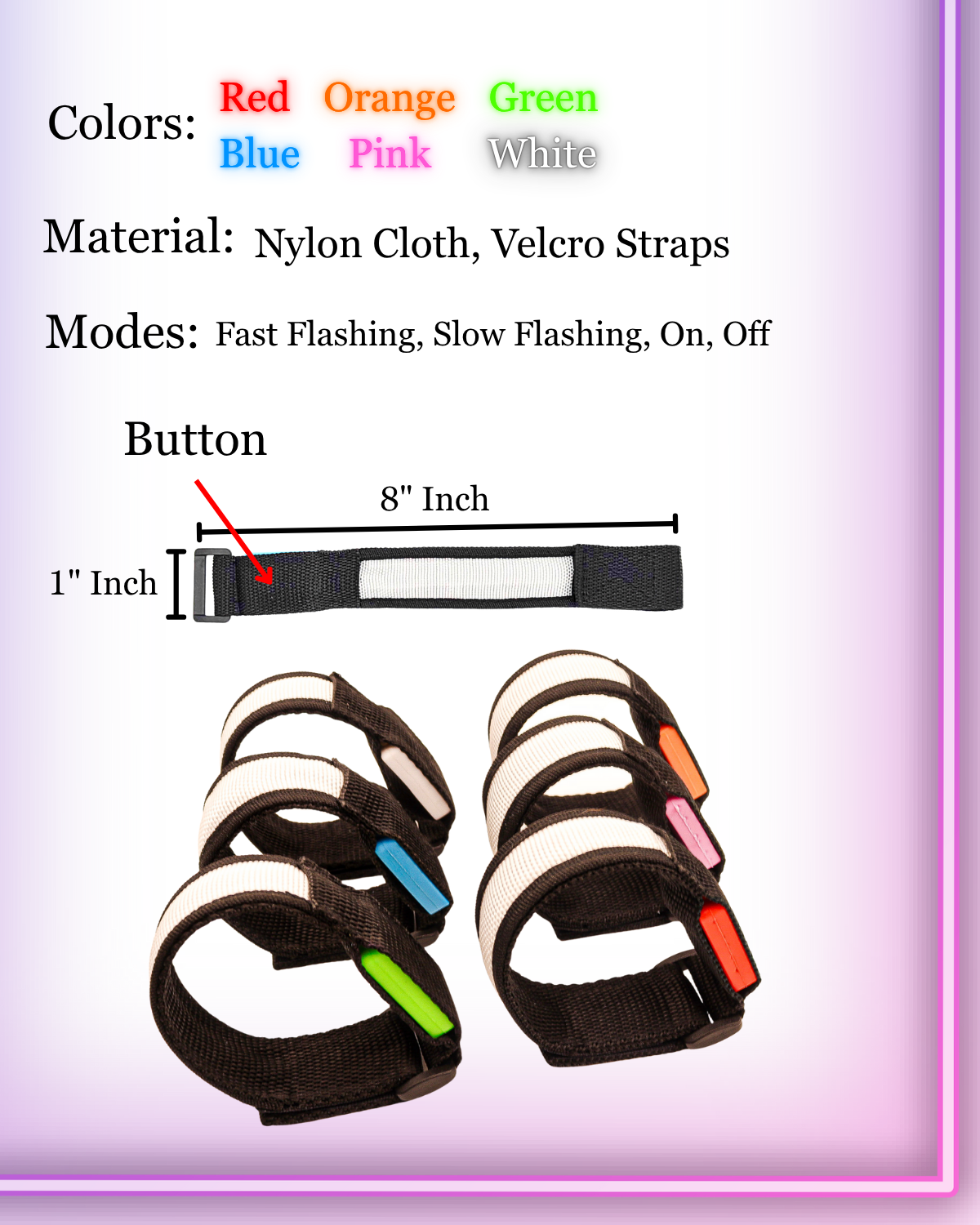 2 Neon Wristbands